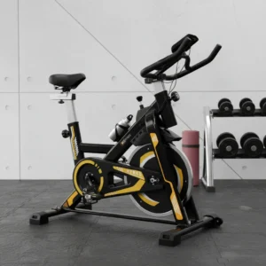 Bicicleta spinning com inércia de 13kg, wct