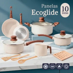 Jogo de panelas indução 10 peças