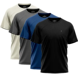 Kit 4 camisetas masculinas dry-fit sandrini