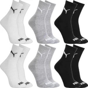 Kit 6 pares meias puma