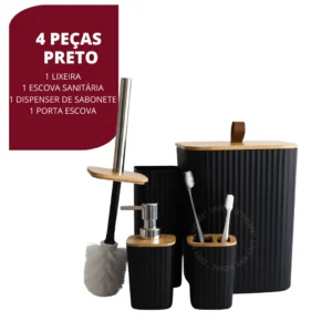 Kit banheiro 4 peças