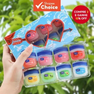 Kit hidratante labial, com 8
