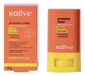 Protetor solar bastão fps 60 sallve