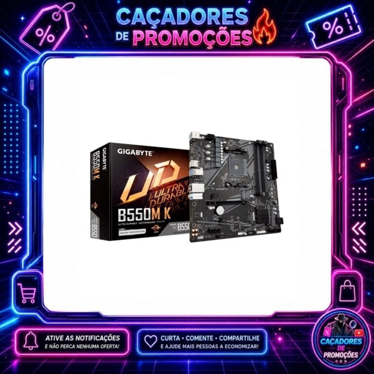 Placa Mãe Gigabyte B550M K – AMD